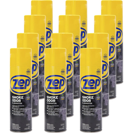 Zep Professional Strength Smoke Odor Eliminator: Crisp Mountain Fresh - 16 oz Aerosol - Air Fresheners