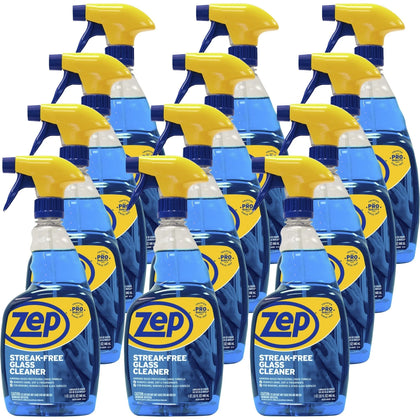 Zep Streak-Free Glass Cleaner - 32 fl oz - Quick Drying Formula - Cleaners