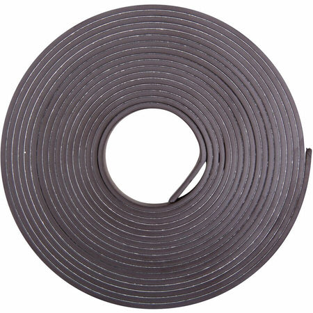 Zeus Magnetic Tape 10’ x 1/2’’ WHITE (66010) - 10 ft Length 0.50’’ Width - Black - Adhesive Backing