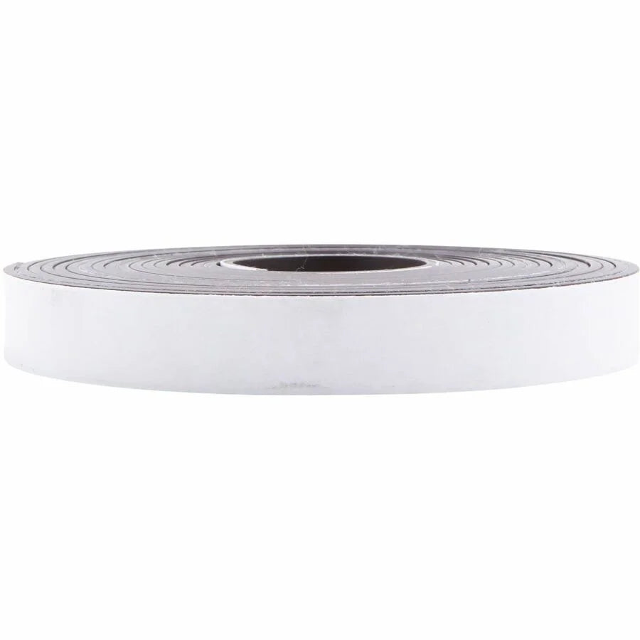 Zeus Magnetic Tape: 10’ x 1/2’’ WHITE - Adhesive Backing for Crafts & Projects - Tape