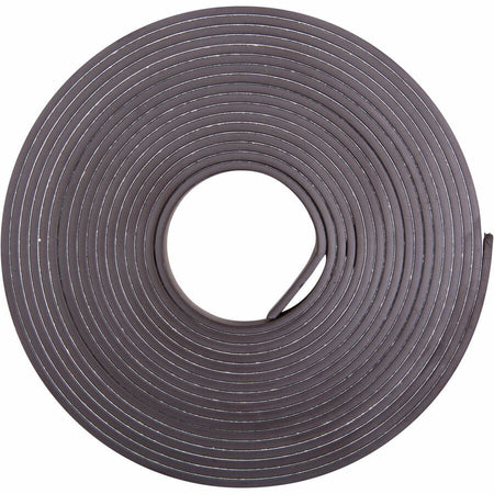Zeus Magnetic Tape - 15 ft Length x 0.50’’ Width - Black - Adhesive Backing - Dispenser Included - Cutter Edge