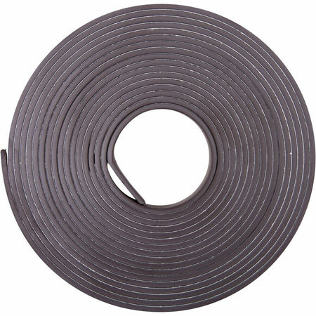 Zeus Magnetic Tape - 15 ft Length x 0.50’’ Width - Black - Adhesive Backing - Dispenser Included - Cutter Edge