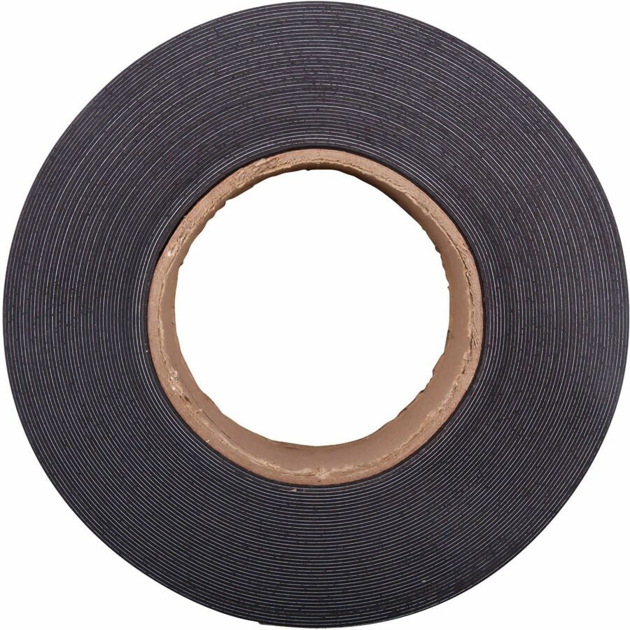Zeus Magnetic Tape - 16.67 yd Length x 1’’ Width - White - Adhesive Backing - For Labeling Marking Calendar Memo Garage