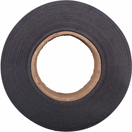 Zeus Magnetic Tape - 16.67 yd Length x 1’’ Width - White - Adhesive Backing - For Labeling Marking Calendar Memo Garage
