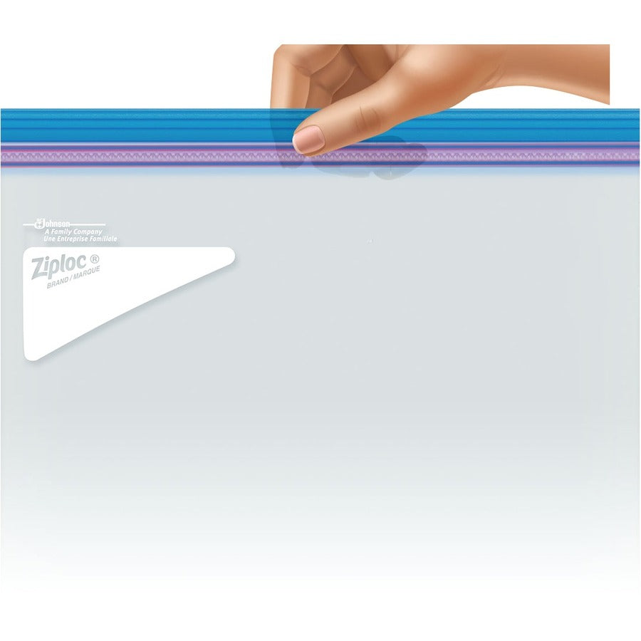Ziploc® 2-Gallon Freezer Bags - Extra Large Size - 2 gal Capacity - 13’’ - Zipper Closure - Clear - Food Storage
