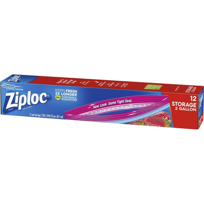 Ziploc® 2-Gallon Storage Bags: Extra Large Size for Food Money and More