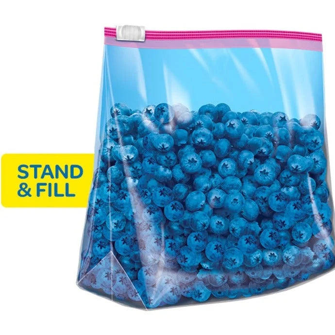 Ziploc® Gallon Storage Slider Bags - Large Size for Food & Supplies