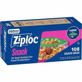 Ziploc Snack Size Storage Bags - Convenient Plastic for Snacks & Food