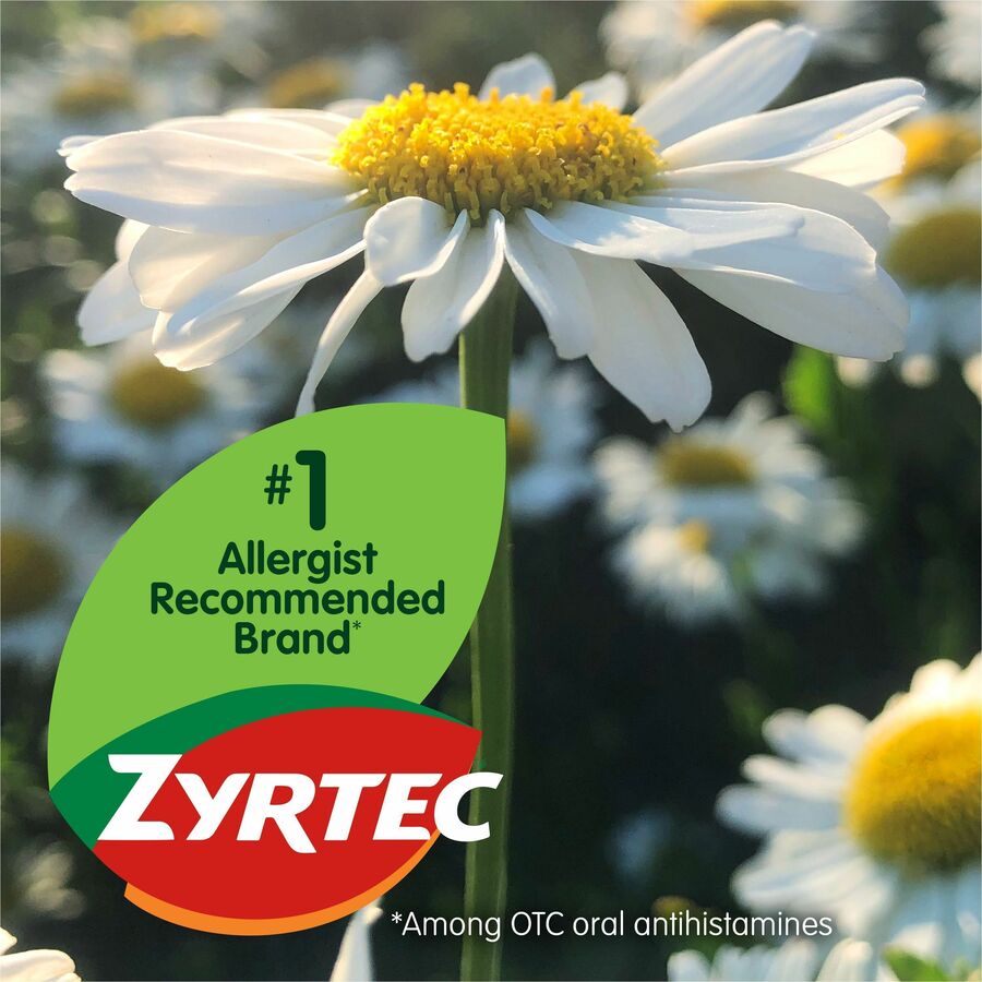 Zyrtec Allergy Tablets - Front