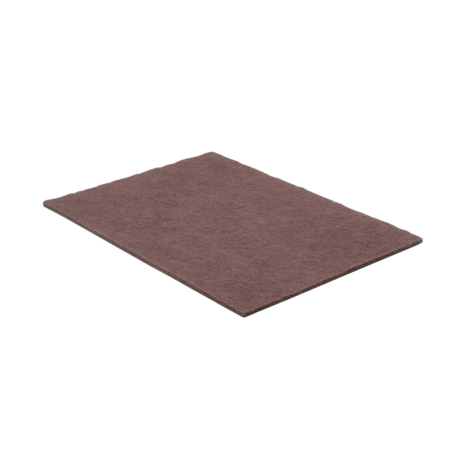 AMERICO Maroon Stripping Pads: 14 in Wd, 20 in Lg, Synthetic Fiber, 350 RPM Max Speed, 10 PK