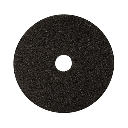 AMERICO Black Stripping Pads: 20 in, Synthetic Fiber, 350 RPM Max Speed, 5 PK